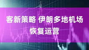 客新策略 伊朗多地机场恢复运营